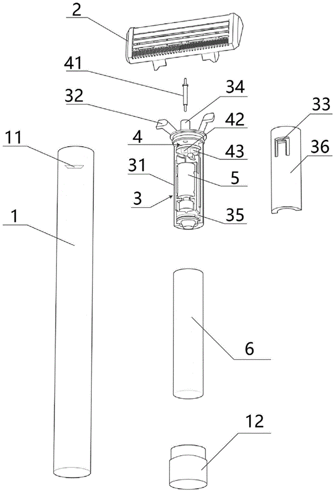 一种振动剃须刀的制作方法