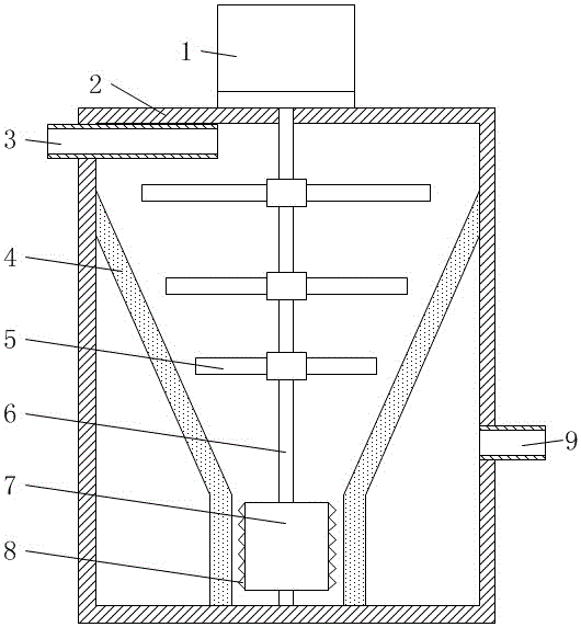 壁纸原纸的料浆制作装置的制作方法