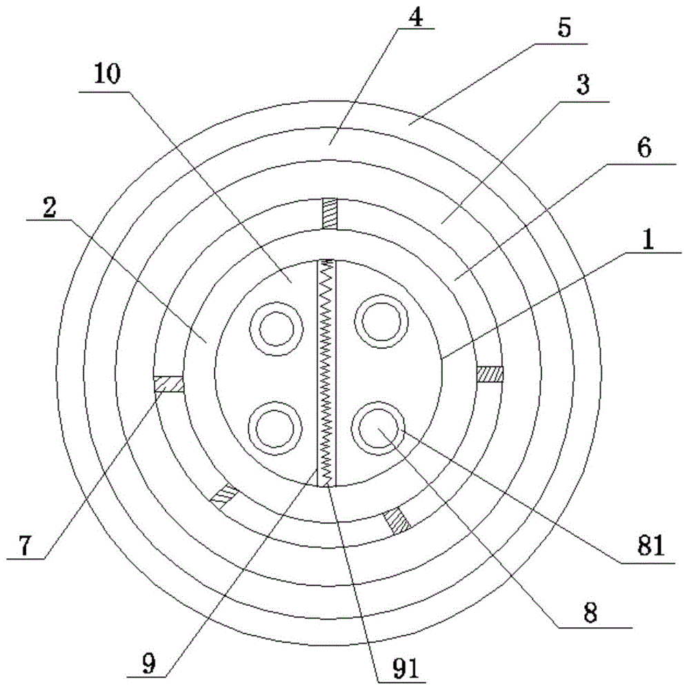 一种抗压防火电缆的制作方法