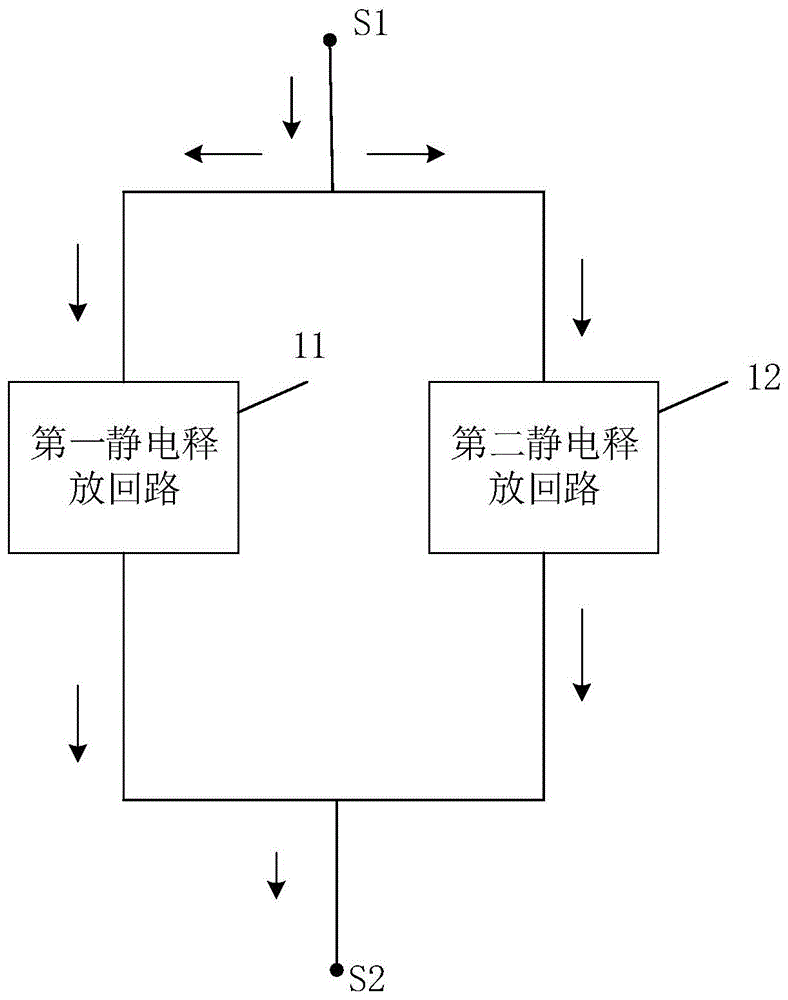 静电保护电路及面板的制作方法