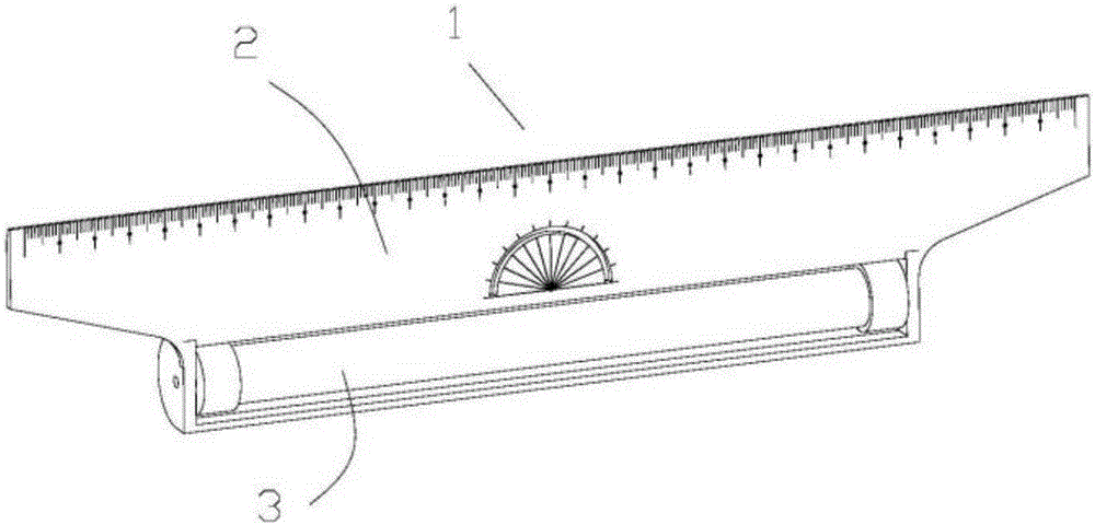 一种组合式教具尺的制作方法
