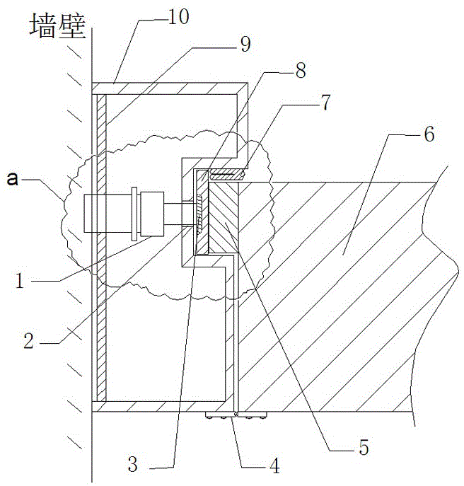 一种金属门的凹凸型舱室密封结构的制作方法