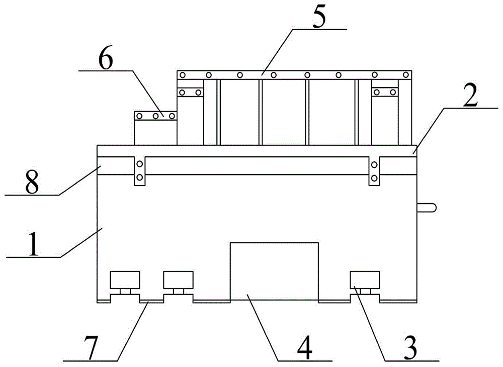 一种刀塔车床用底座结构的制作方法