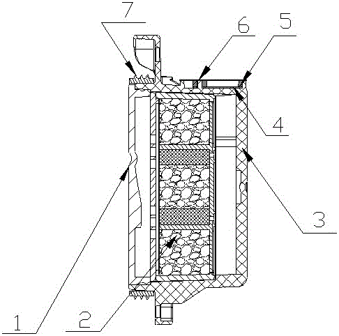 一种具有保持壳体内干燥降温微过滤除雾功能的车灯后盖的制作方法