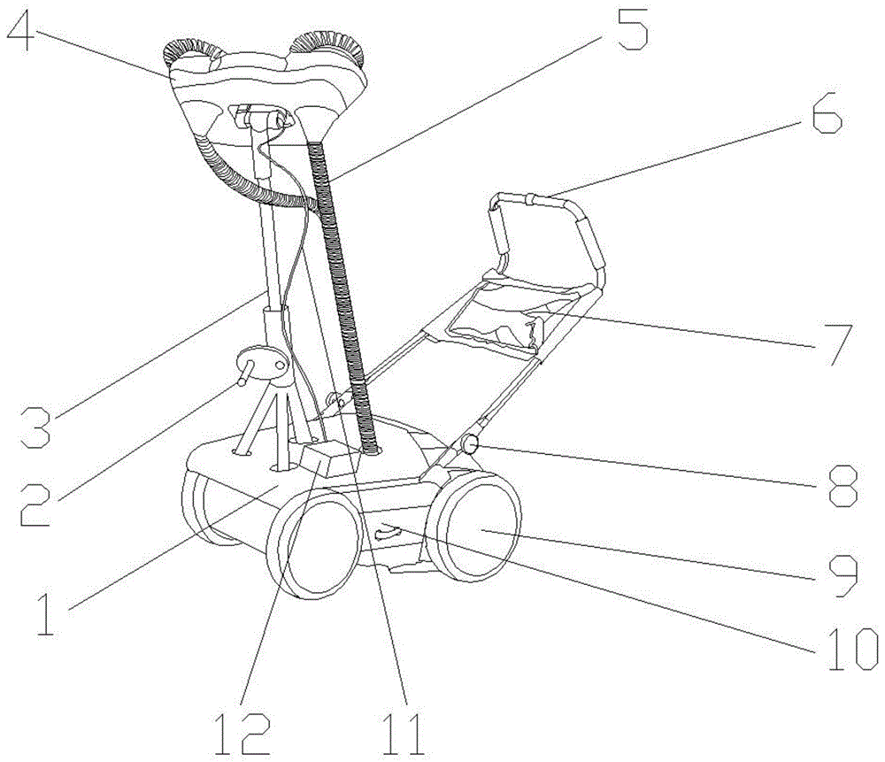 一种房建屋顶清理用擦灰机的制作方法