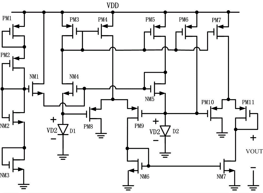 全CMOS基准电路的制作方法