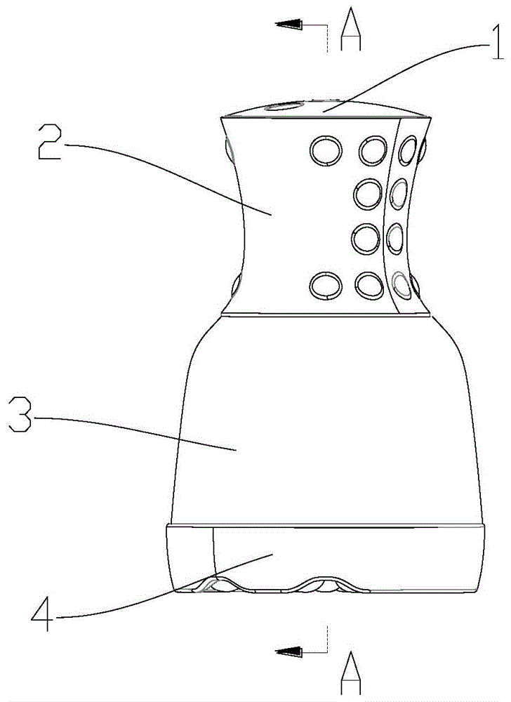 便携式砭石刮痧按摩器的制作方法