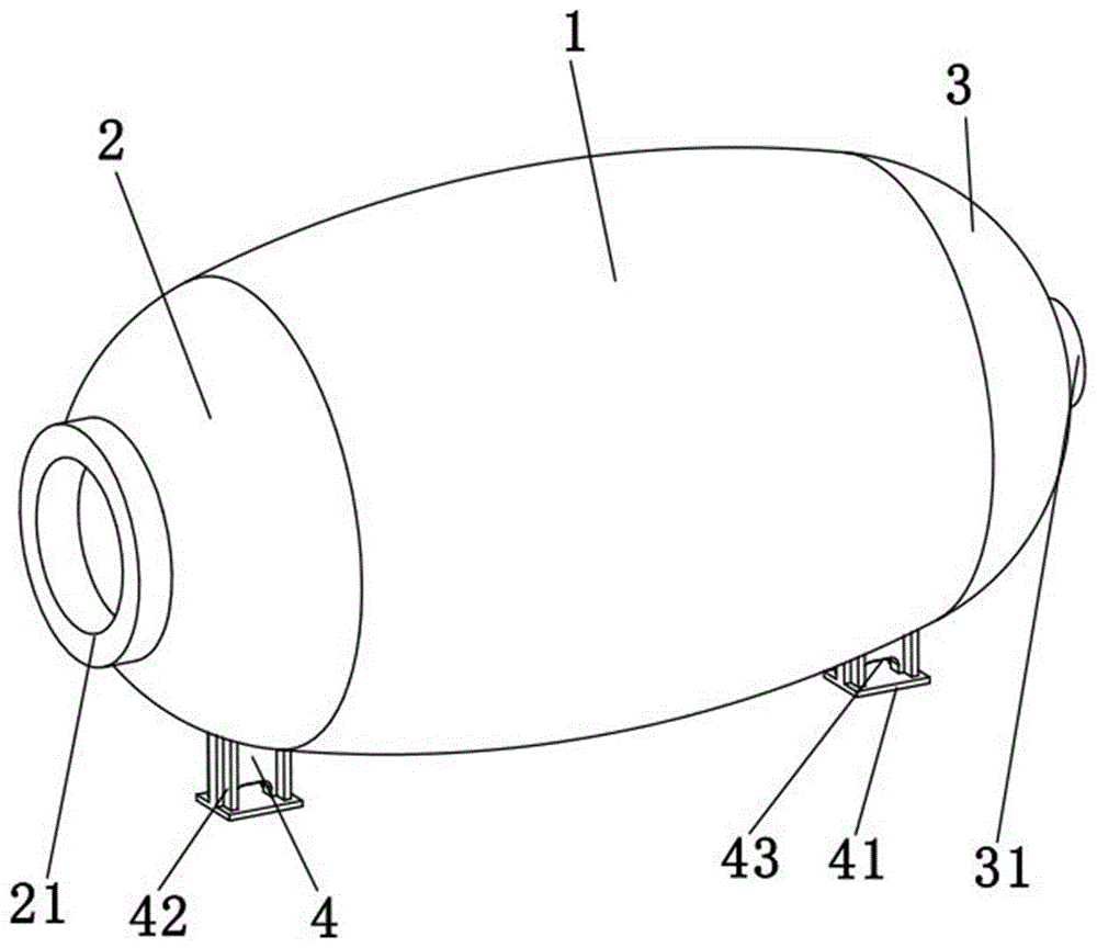 一种具有低频高透波率的大型非金属真空罐体的制作方法