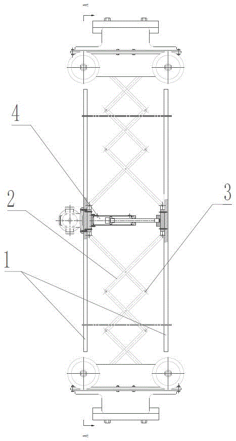 一种液力驱动井架爬行器的制作方法