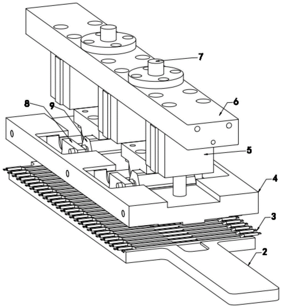 一种裁线机器用排线分叉机构的制作方法