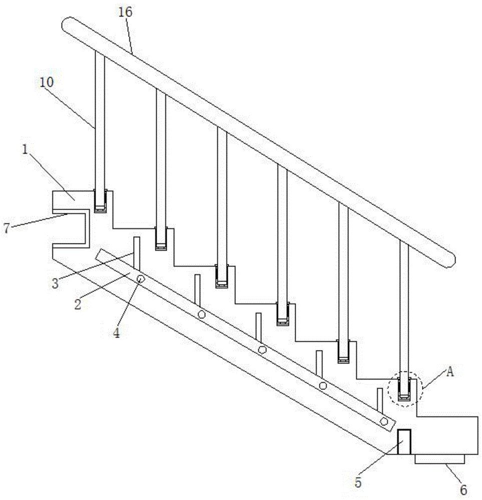 一种具有防滑结构的楼梯的制作方法