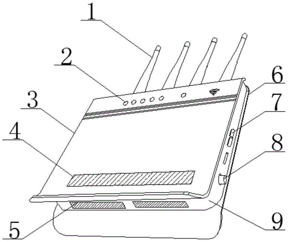 一种计算机网络用无线路由器的制作方法