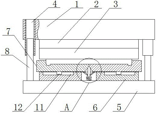 一种计算机机箱生产用折弯模具的制作方法