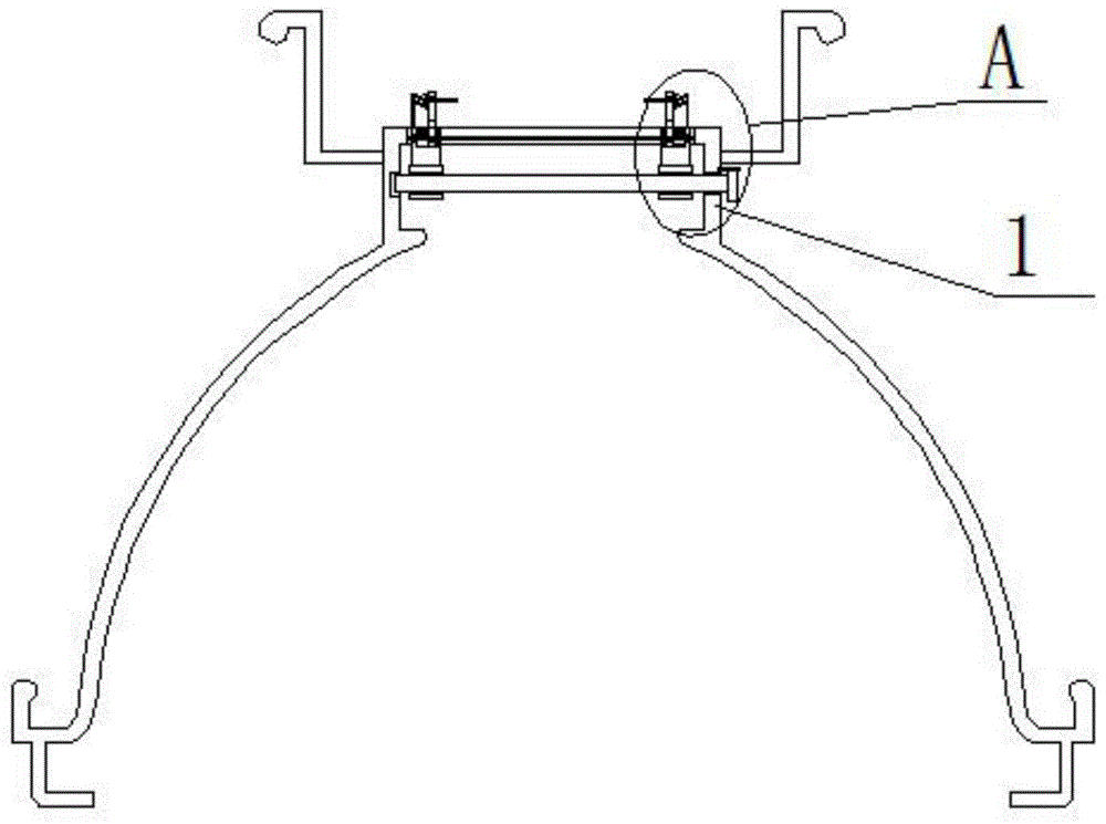 一种集成带用线性灯具卡槽的制作方法