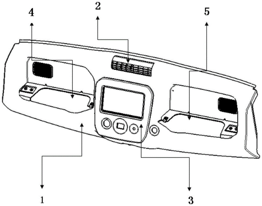 汽车仪表板总成结构的制作方法