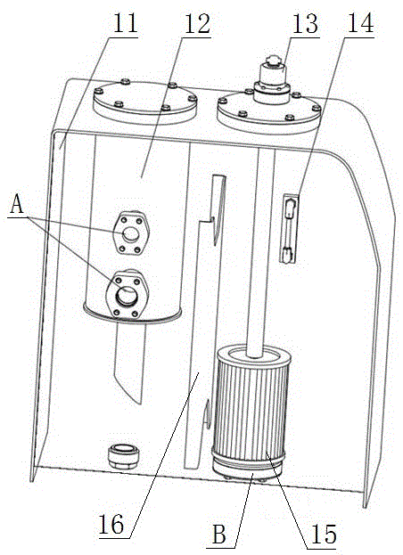 挖掘机降泡液压油箱的制作方法