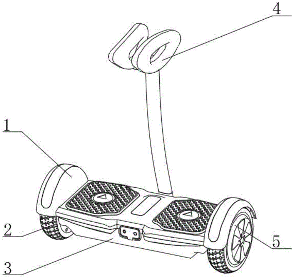 一种平衡车全套组装结构的制作方法