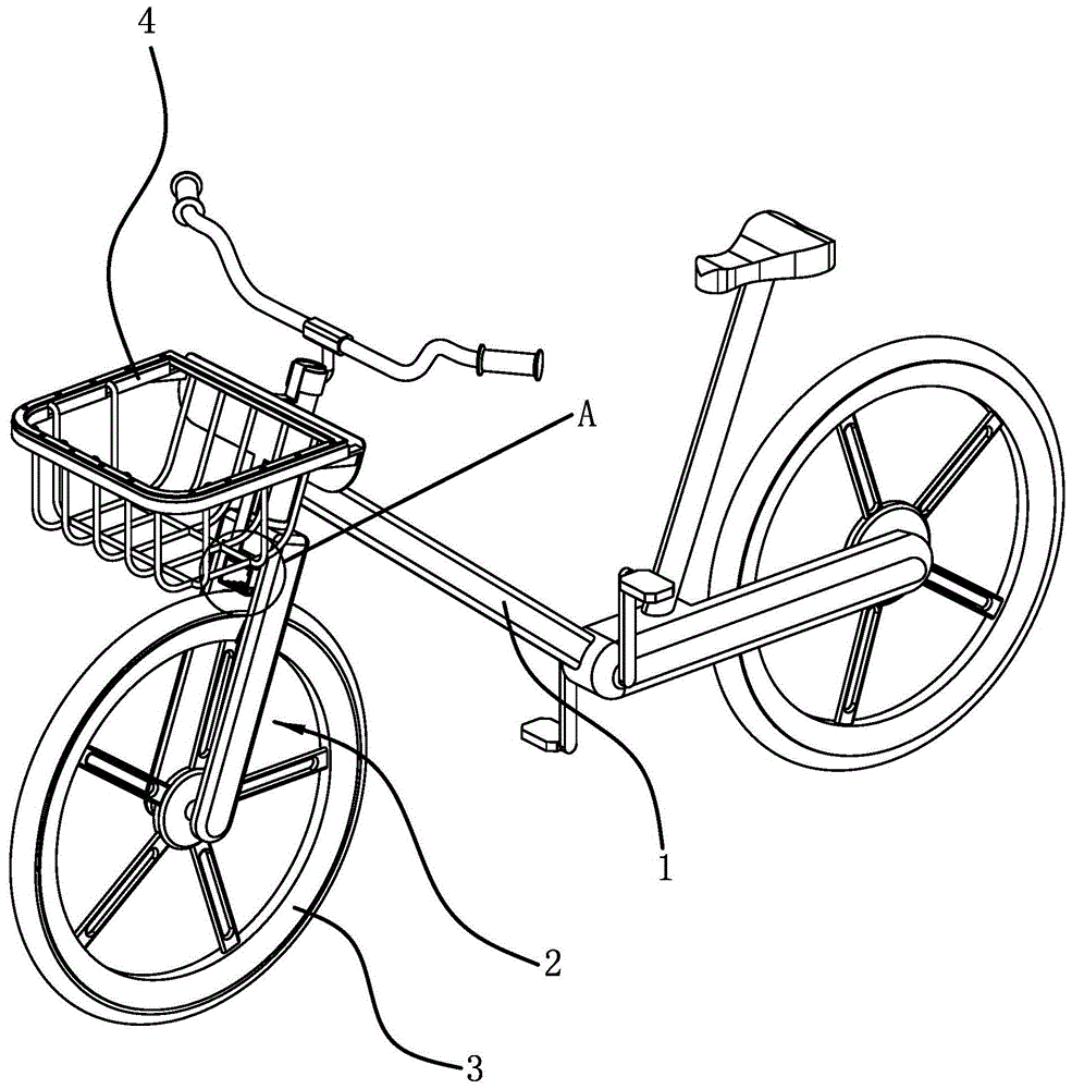 一种共享单车的锁止结构的制作方法