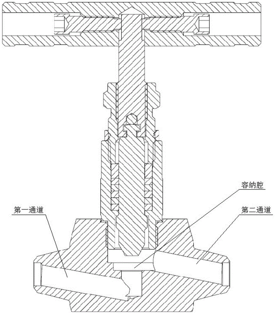 一种直通式针阀的制作方法