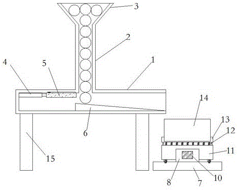 一种铝棒码垛上棒装置的制作方法