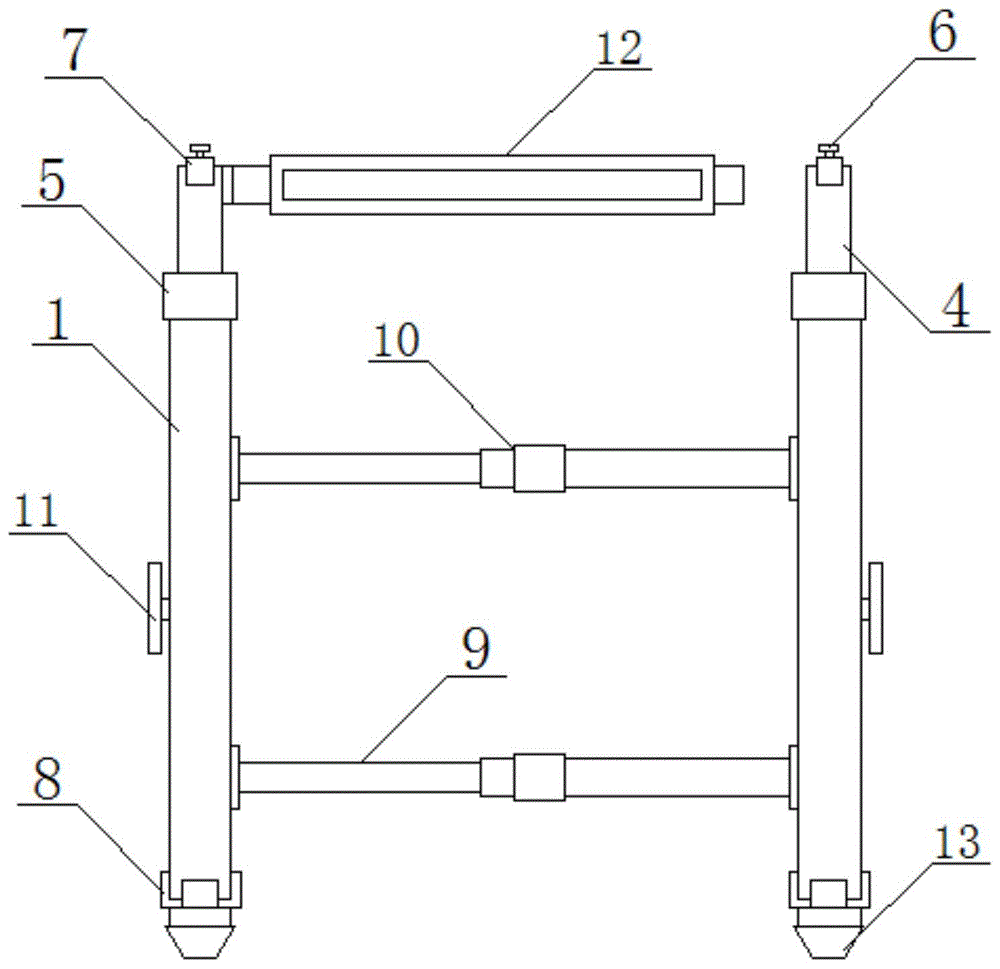 一种A字型展架的制作方法