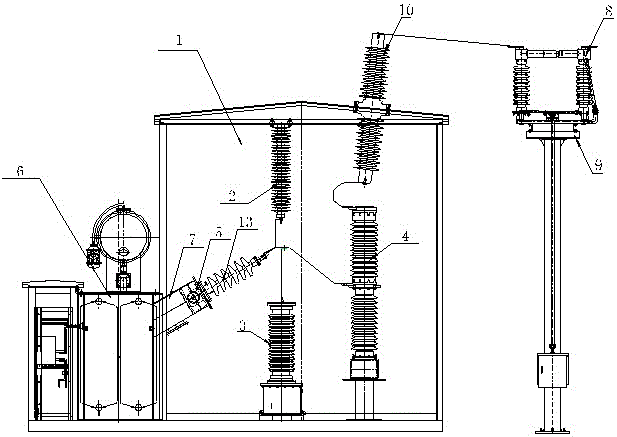 66kV（110kV）升压变电站并网技术和配置方案的制作方法