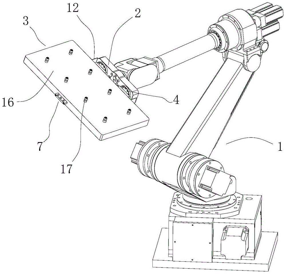 一种机器人夹具体的制作方法