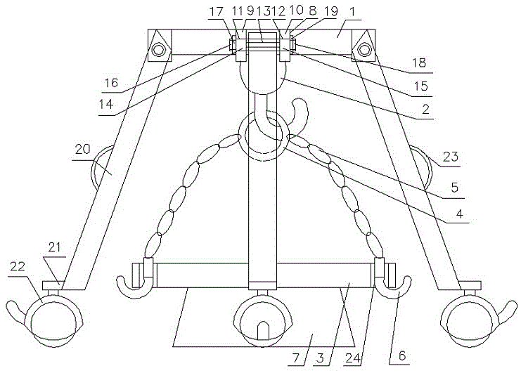 新型小型农机维修用举升装置的制作方法