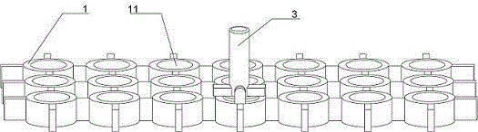 一种内花键孔齿轮热处理新装炉结构的制作方法