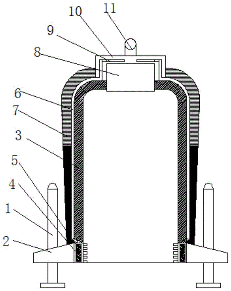 一种罩式炉冷却罩结构的制作方法