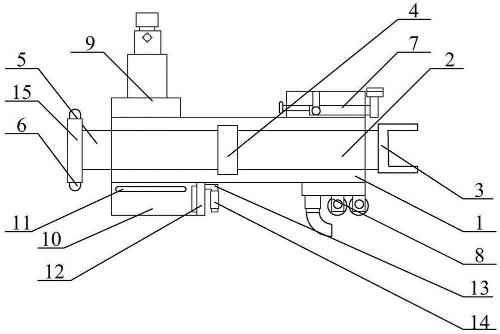 一种出钢机的摩擦轮调节装置的制作方法