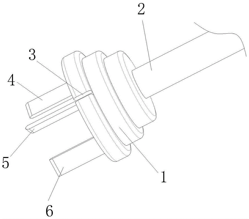 一种一体式三脚插头的制作方法