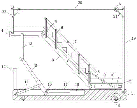 一种装配式建筑楼梯间移动式操作防护平台的制作方法
