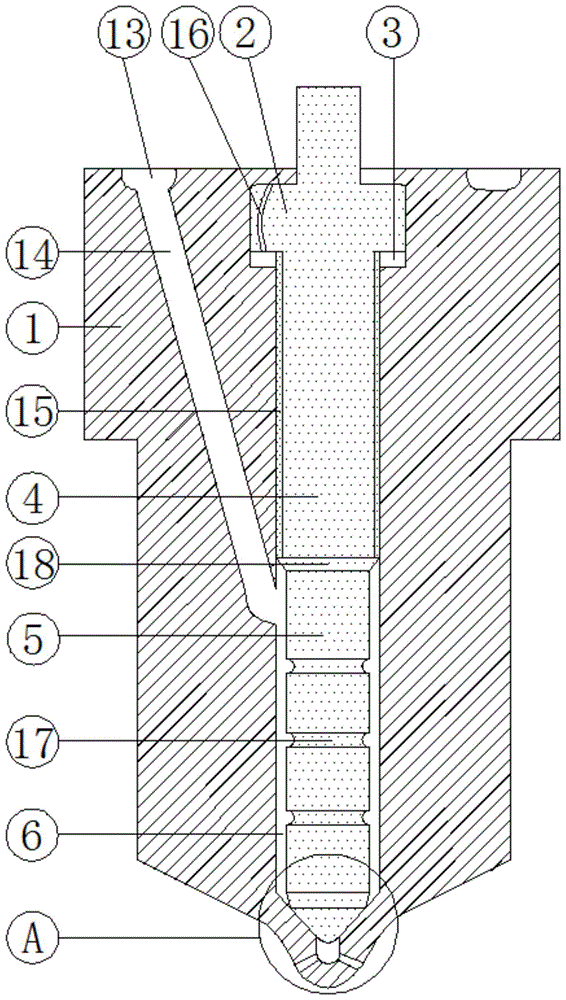 一种无盛油槽结构的针阀偶件的制作方法