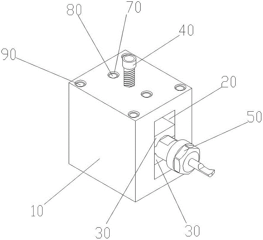 一种数控车床可调节刀具中心高的刀座装置的制作方法