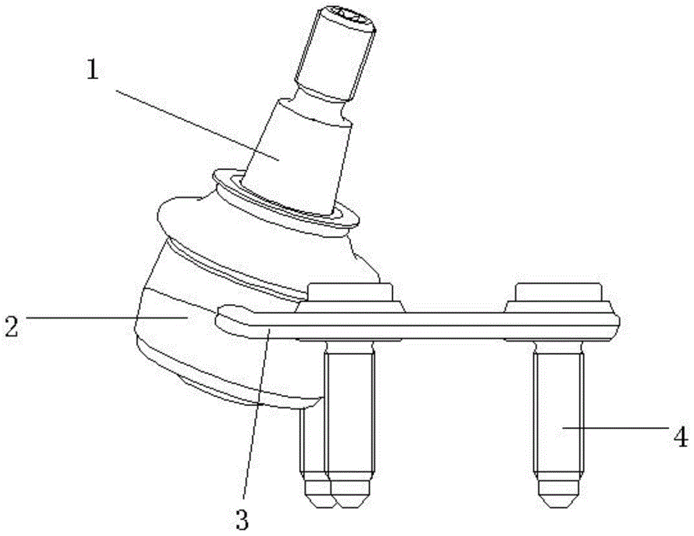 带螺钉的球铰链总成的制作方法
