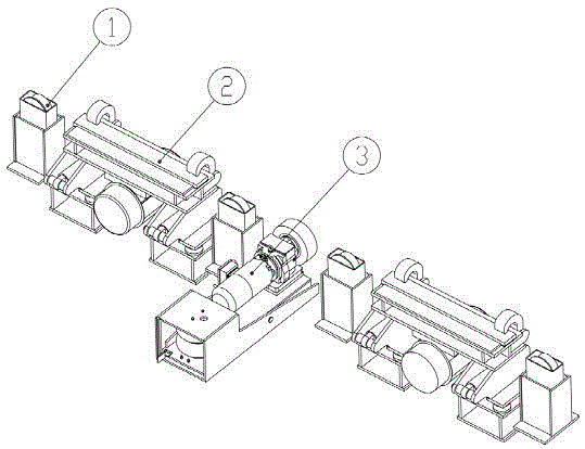 混凝土预制构件振动台模台驱动装置的制作方法