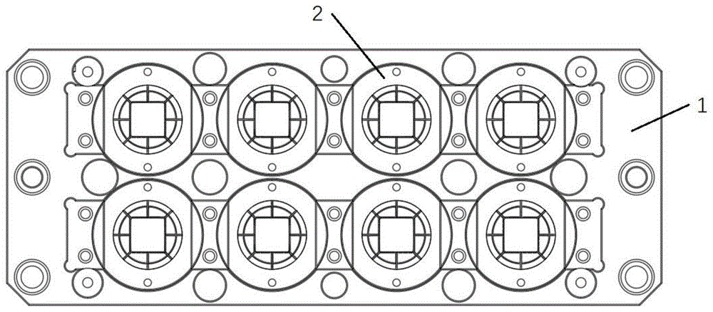 一种圆形镶件的冷却装置的制作方法