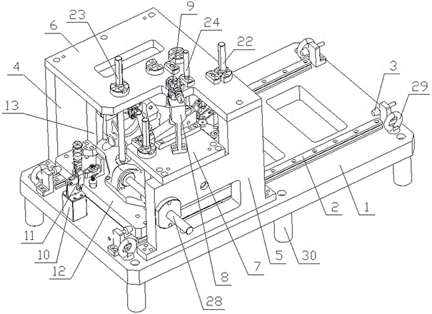 一种发动机支架连接轴轴承孔孔径和位置度检测装置的制作方法
