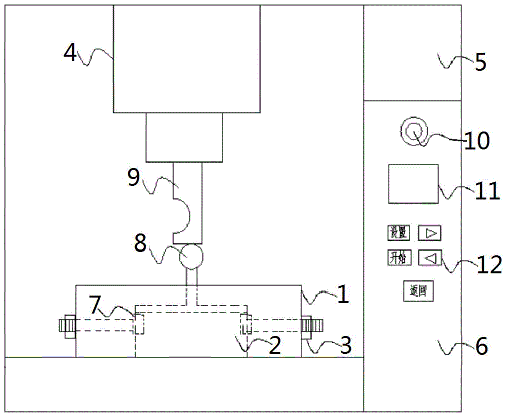 一种马歇尔试件层间粘结强度测试装置的制作方法