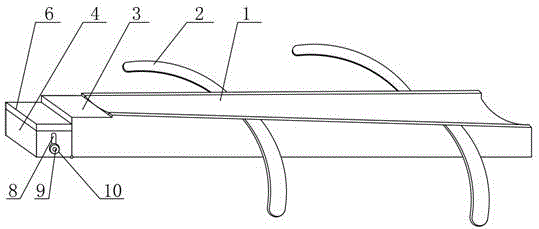 一种髋关节置换术后侧卧位夹垫的制作方法
