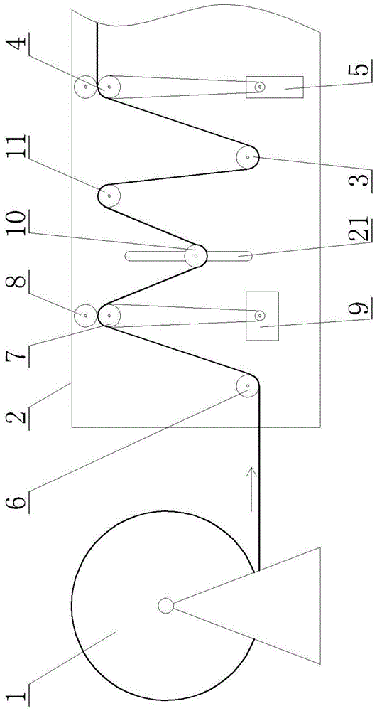 卷筒机送纸机构的制作方法