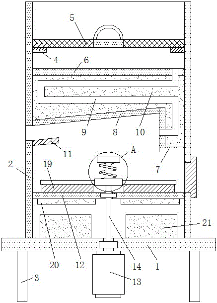 一种节能建筑用雨水回收处理装置的制作方法