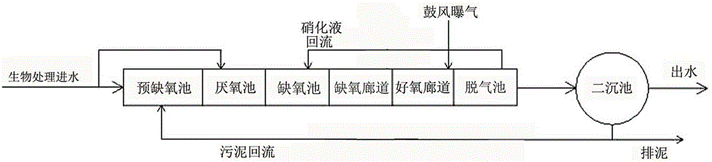 一种具有脱气功能的推流式污水生物处理系统的制作方法