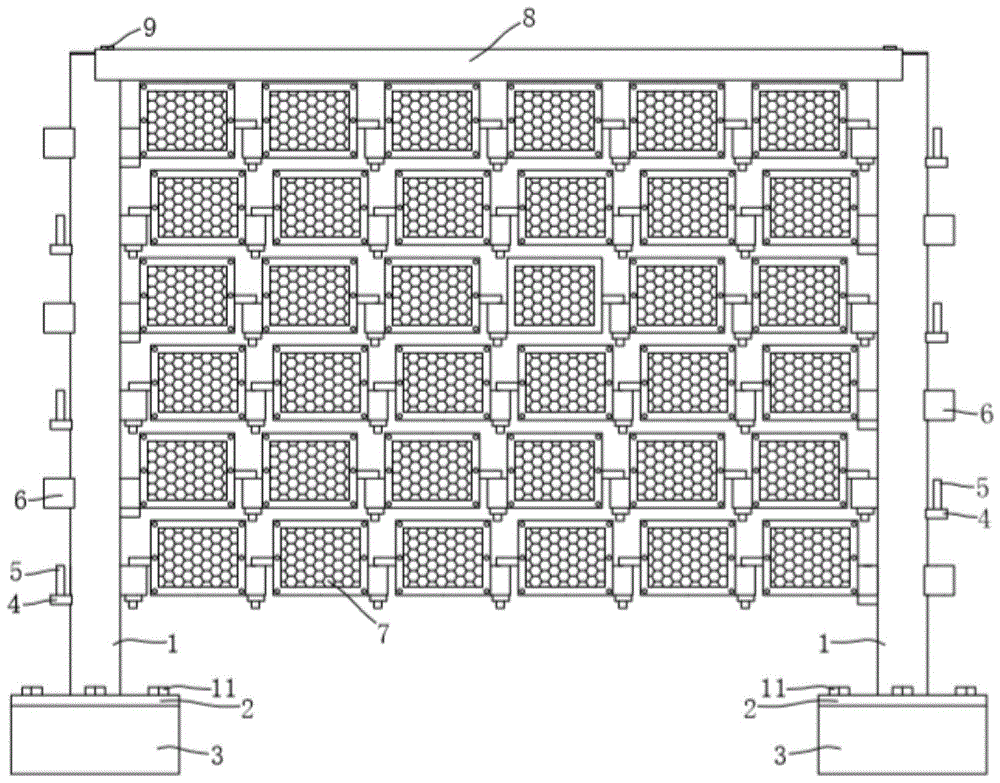 一种公路用网状防护栏的制作方法