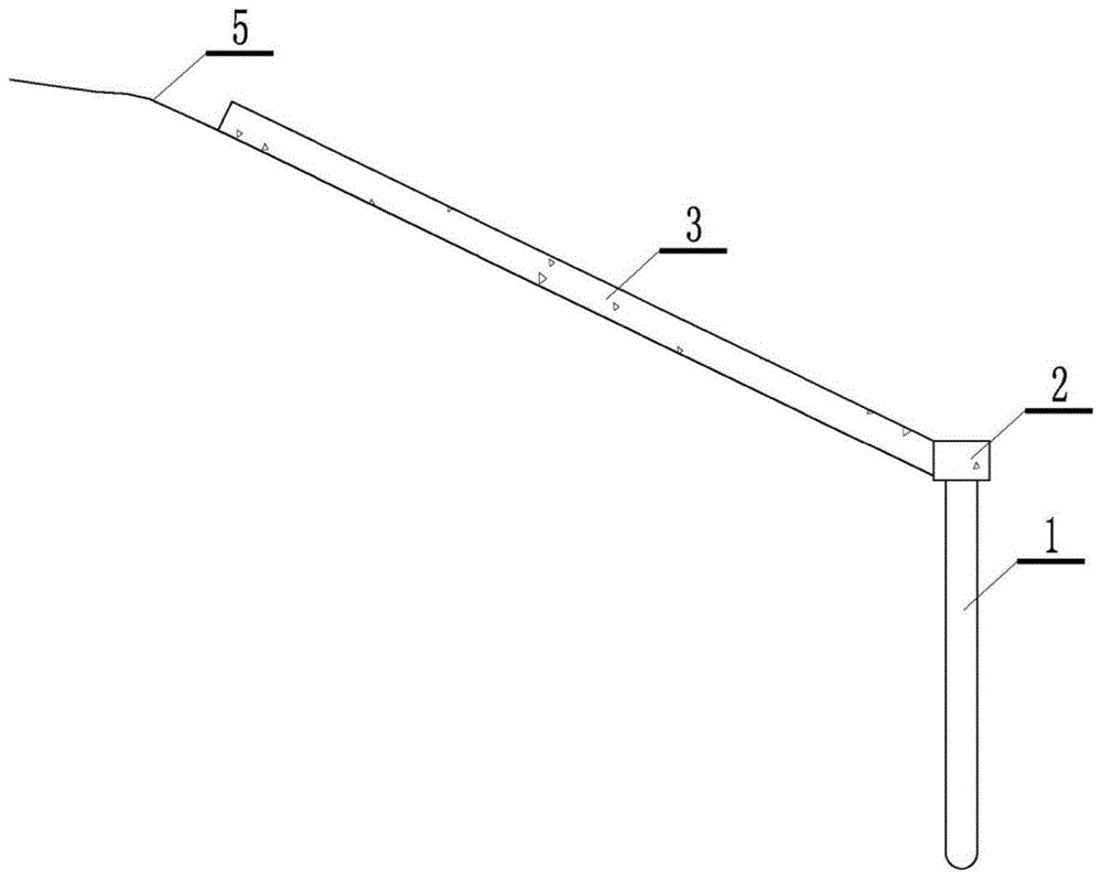 一种用于高边坡、狭窄地段的支挡结构的制作方法