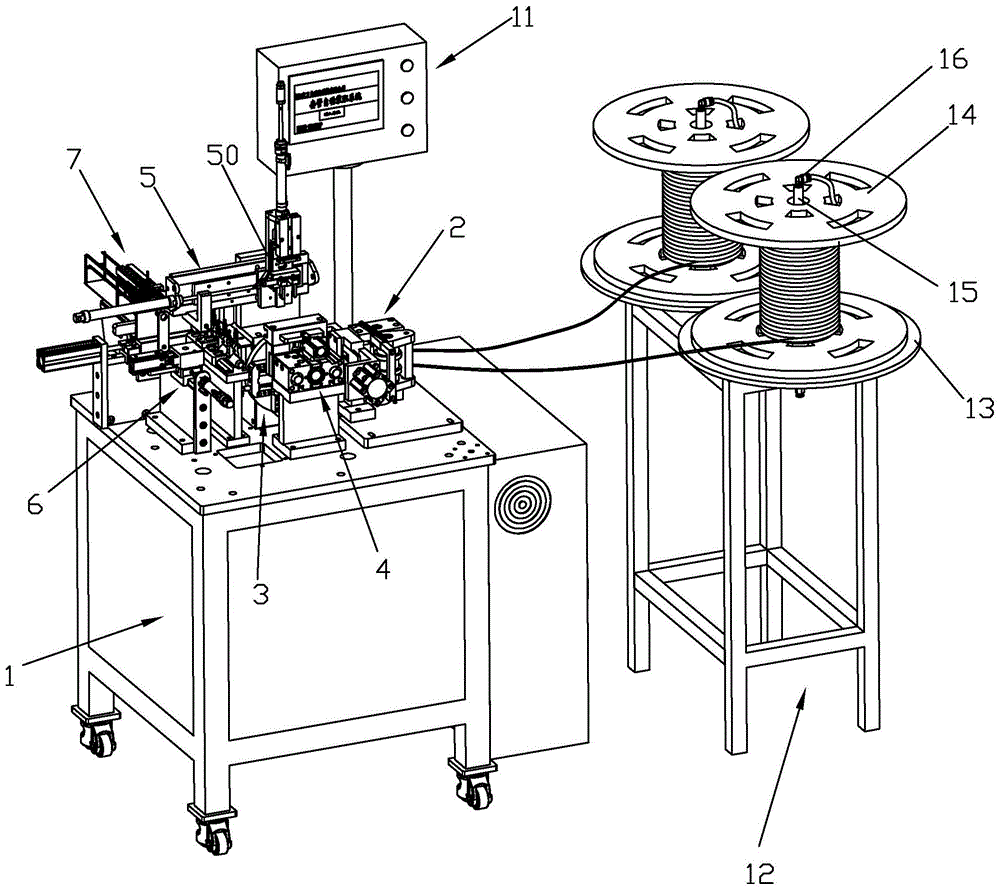 电线夹子套管机的制作方法