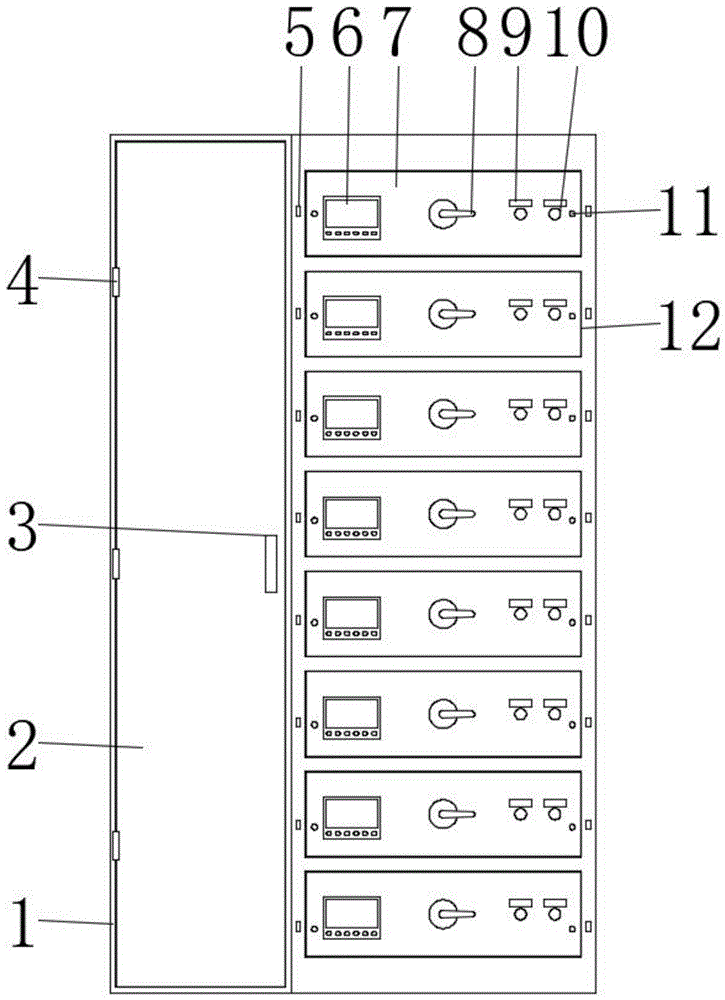 一种无卡阻互换抽屉的GCK柜的制作方法