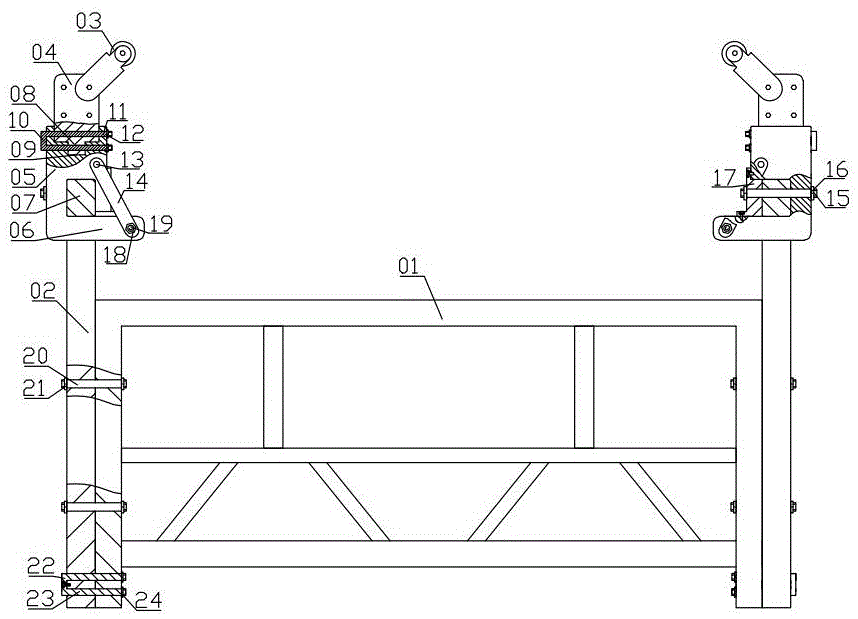 建筑工程吊篮装置的制作方法