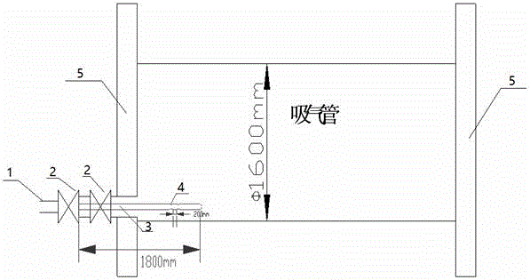 一种清除吸气管堵塞的装置的制作方法